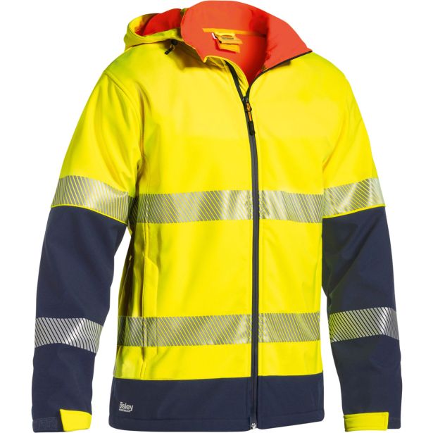 ODSEVNO OBLAČILO BISLEY JAKNA HI VIS RIPSTOP FLIS RUMENA S