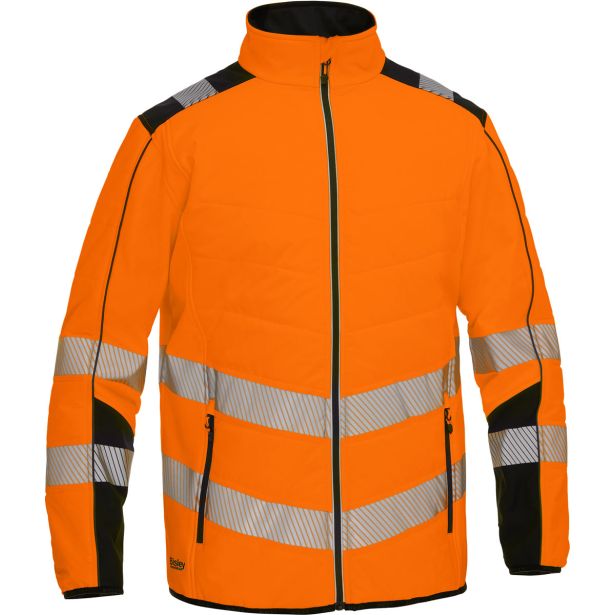 ODSEVNO OBLAČILO BISLEY JAKNA ROBEY SOFTSHELL ORANŽNA 3XL