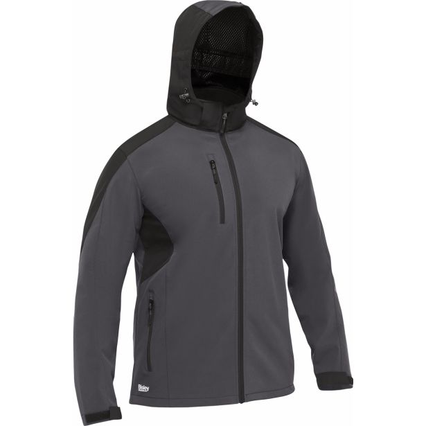 JAKNA BISLEY HICKS SOFTSHELL SIVA ŠT. 4XL