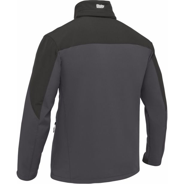 JAKNA BISLEY HICKS SOFTSHELL SIVA ŠT. 4XL