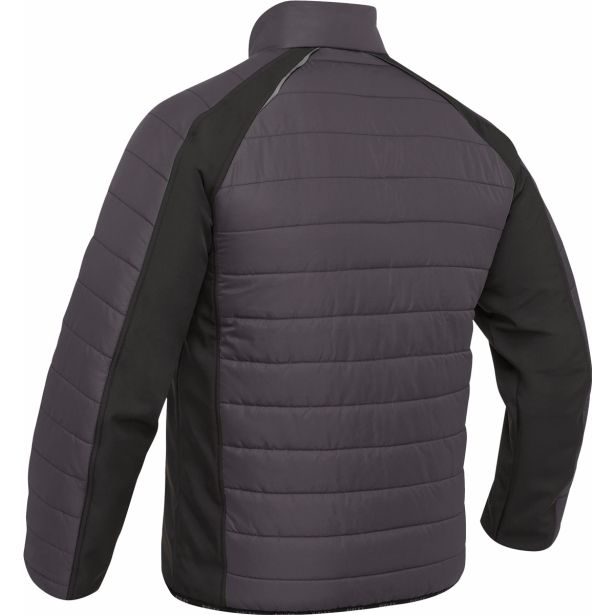 JAKNA BISLEY NARES PUFFER SOFTSHELL SIVA ŠT. 4XL