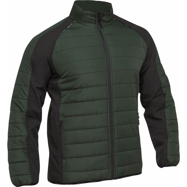JAKNA BISLEY NARES PUFFER SOFTSHELL ZELENA ŠT. 3XL