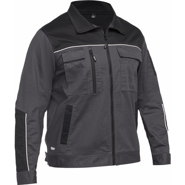 DELOVNA JAKNA BISLEY OLIVER SIVO / ČRNA ŠT. S