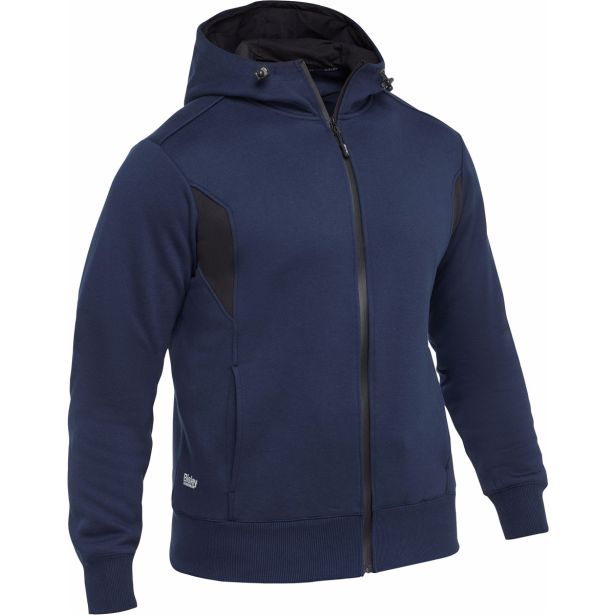 JAKNA BISLEY RAWSON ZIP FLIS MODRA ŠT. 3XL