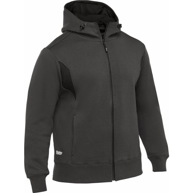 JAKNA BISLEY RAWSON ZIP IZ FLIS SIVA ŠT. 4XL