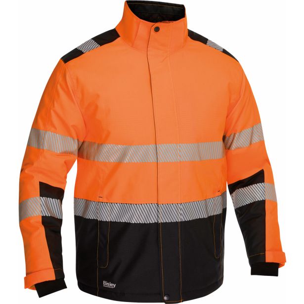 ODSEVNO OBLAČILO BISLEY JAKNA MALCOM PARKA ORANŽNA / ČRNA ŠT. L