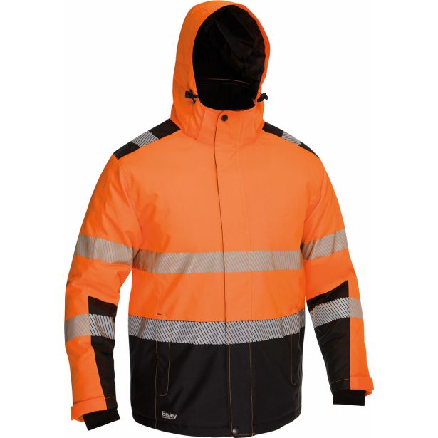 ODSEVNO OBLAČILO BISLEY JAKNA MALCOM PARKA ORANŽNA / ČRNA ŠT. L