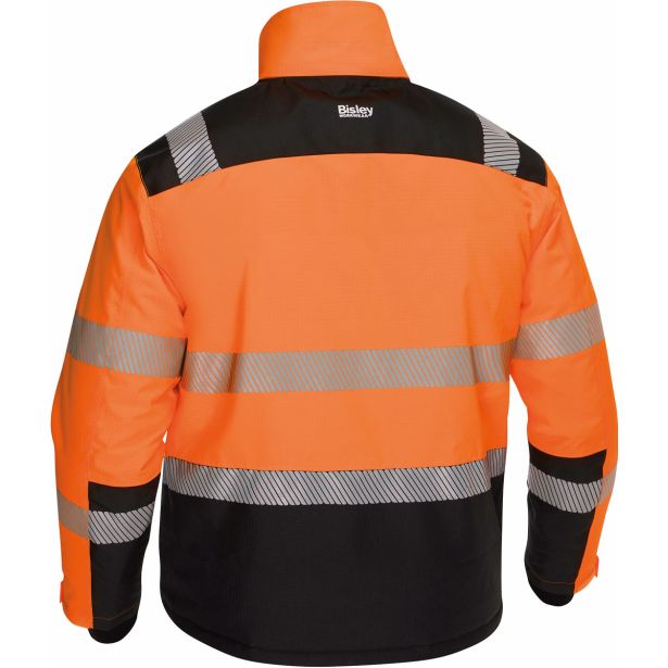 ODSEVNO OBLAČILO BISLEY JAKNA MALCOM PARKA ORANŽNA / ČRNA ŠT. S