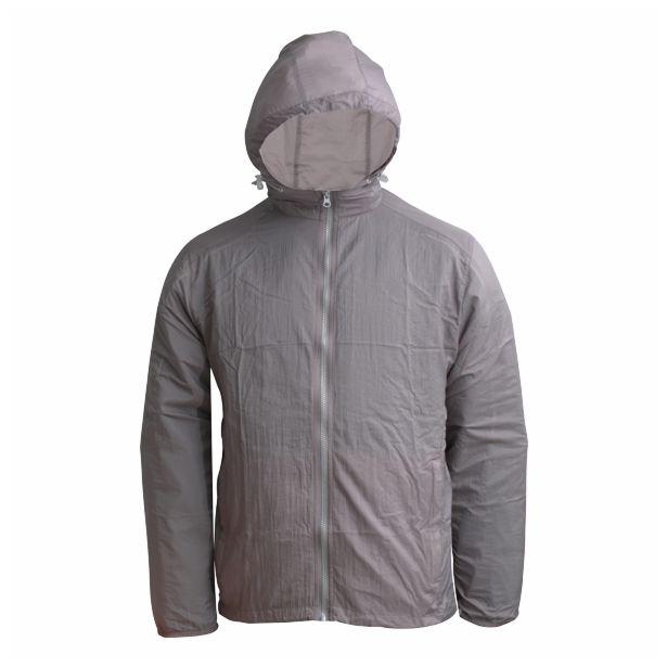 JAKNA MQ VETROVKA ŠT.S SIVA, 100% NAJLON