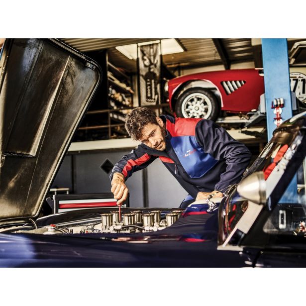 JAKNA ALBATROS SOFTSHELL STR Š.S MODRE BARVE