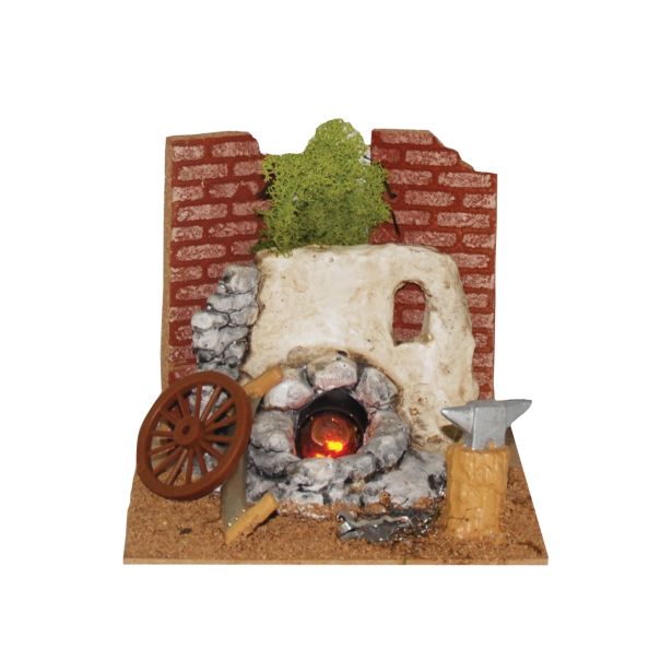 JASLICE EUROMARCHI OGNJIŠČE 18X16X16 CM DELUJOČI