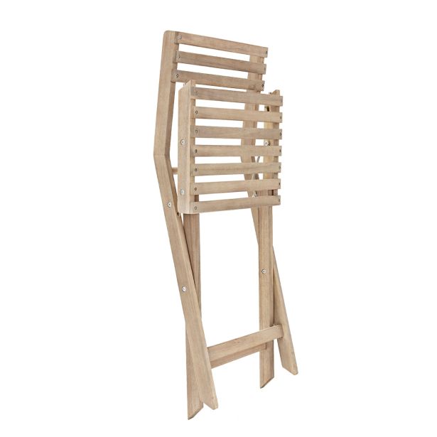 LESENA VRTNA GARNITURA NATERIAL SOLIS II MIZA 55X55 AKACIJA