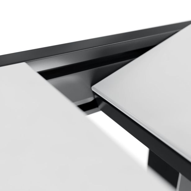 JEDILNA MIZA LYRA II GOR&DOL ALU STEKLO 90/160X90 ANTRACIT