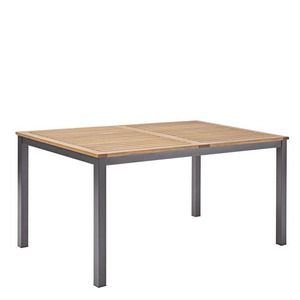 KOVINSKA MIZA NATERIAL ORIS 150X89 ALU + EVKALIPTUS