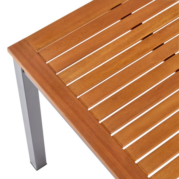 KOVINSKA MIZA NATERIAL ORIS 200X90X75 ALU EUCALYPTUS