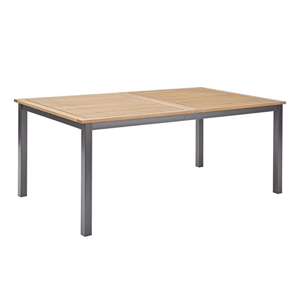 KOVINSKA MIZA NATERIAL ORIS 180/240 ALU + EVKALIPTUS