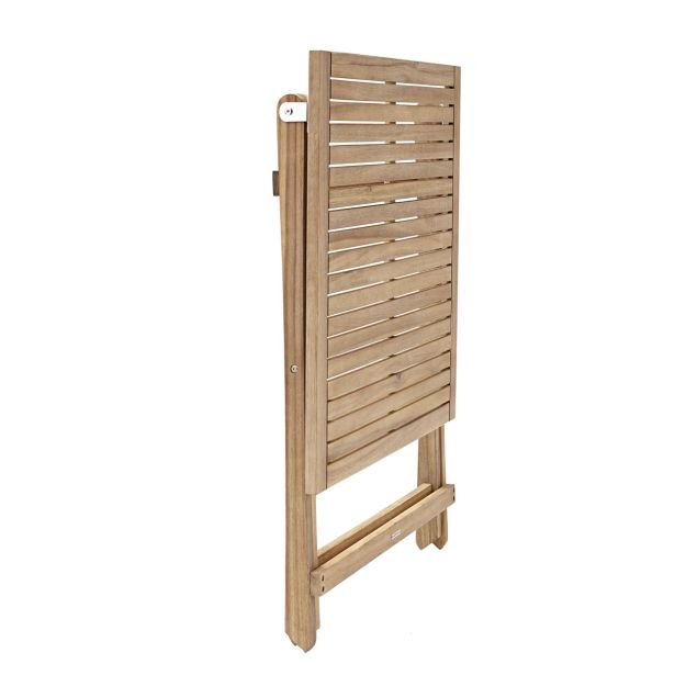 JEDILNA MIZA SOLIS ORIGAMI 70X70 AKACIJA