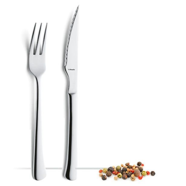 SET JEDILNEGA PRIBORA AMEFA VILICA ZA STEAK 6/1