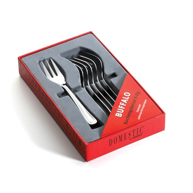 JEDILNI PRIBOR, VILICE ART RIANA 6 DELNA BUFFALO 18/0