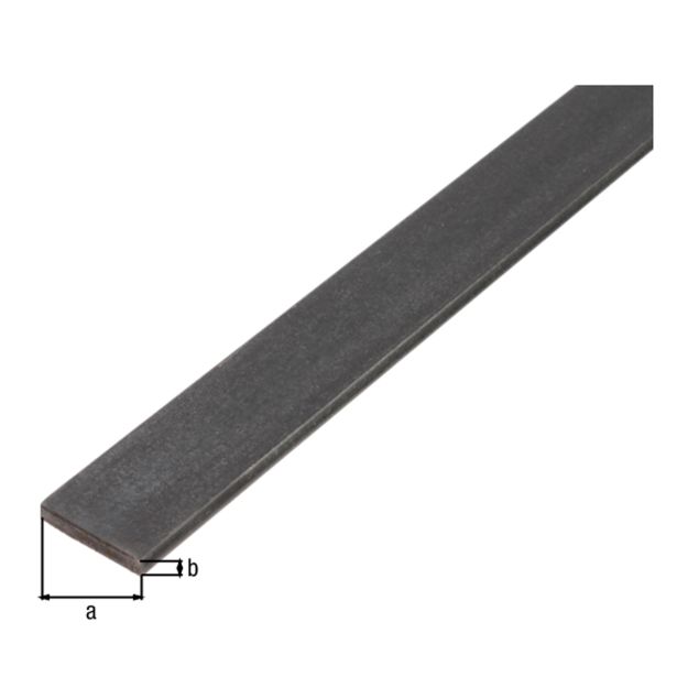 PLOSKA PALICA ALBERTS JEKLO, 20X4X2000 MM VROČE VALJANA