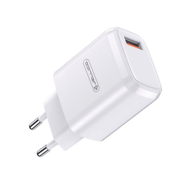 JELLICO ADAPTER A77 HIŠNI POLNILEC 3.0A QUICK CHARGE 22,5W VHOD USB A S KABLOM LIGHTNING  - (EU BLISTER) -BEL