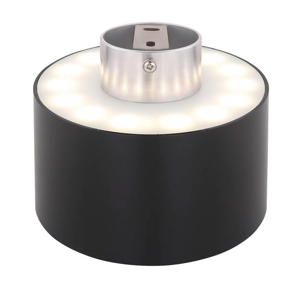 NADGRADNA STROP. SVETILKA JENNY 16W, WW ČRNA / ZLATA