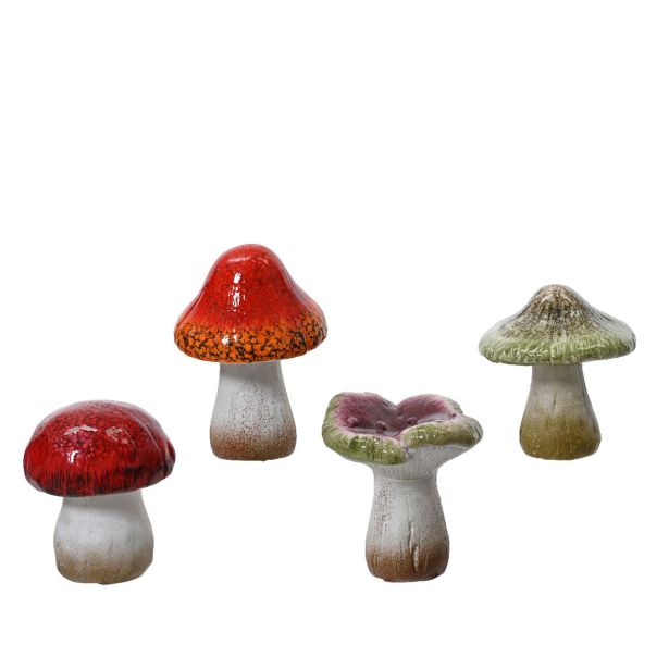 JESENSKA DEKORACIJA DECORIS GOBA TERAKOTA 8.4X7.9X9.5 CM, SORTIRANO