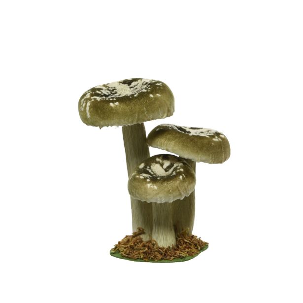 JESENSKA DEKORACIJA DECORIS GOBE, ŽAMET 9X12X17 CM, SORTIRANO
