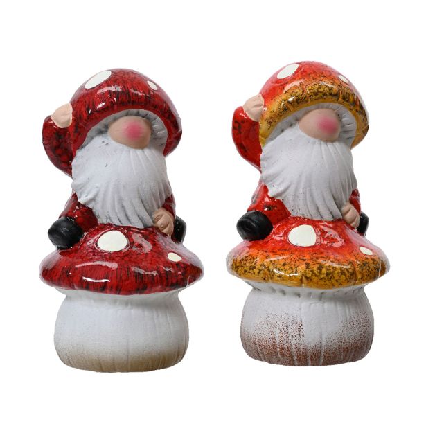 JESENSKA DEKORACIJA DECORIS ŠKRAT NA GOBICI 9.5X9.8X17.5, SORTIRANO