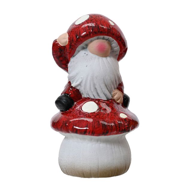 JESENSKA DEKORACIJA DECORIS ŠKRAT NA GOBICI 9.5X9.8X17.5, SORTIRANO