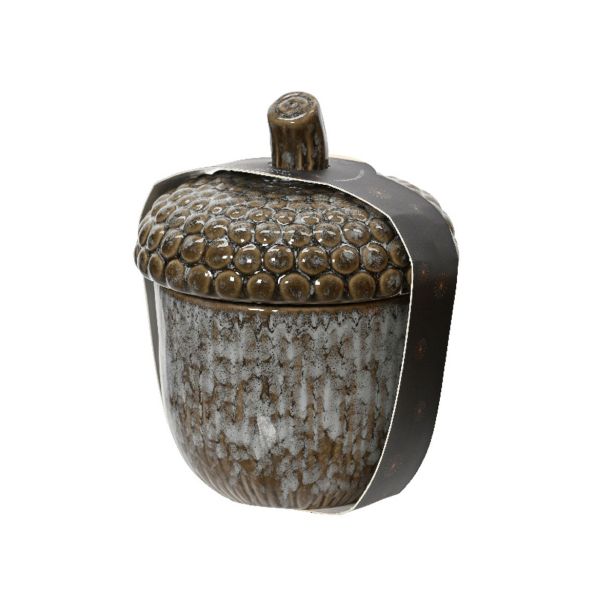 JESENSKA DEKORACIJA DECORIS SVEČA ŽELOD 9X9X11.5 CM, SORTIRANO