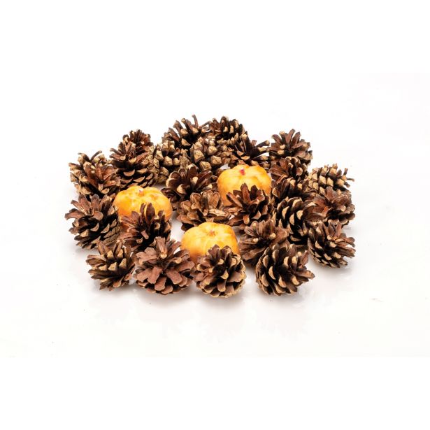 JESENSKA DEKORACIJA GLOSSTYLE Z BUČAMI 200G DROBNA