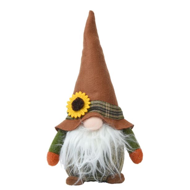 JESENSKA FIGURA DECORIS ŠKRAT S SONČNICO 16X9X28 CM, SORTIRANO