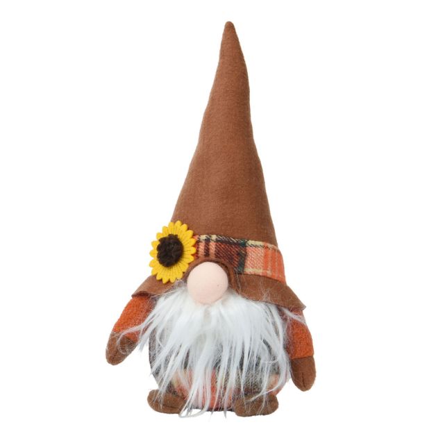 JESENSKA FIGURA DECORIS ŠKRAT S SONČNICO 16X9X28 CM, SORTIRANO