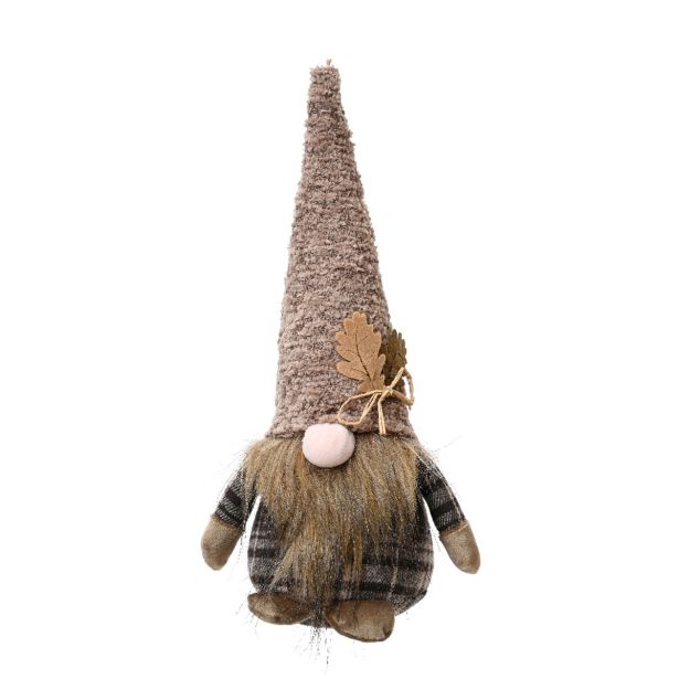 JESENSKA FIGURA DECORIS ŠKRAT Z JAVORJEM LISTOM 12X12X38 CM, SORTIRANO