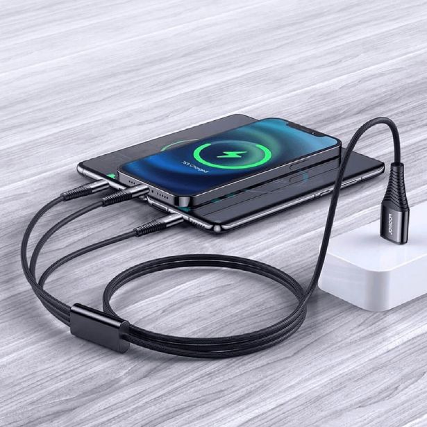 JOYROOM S-1230 G4 POLNILNI KABEL 3V1 LIGHTNING / TYPE C / MICROUSB