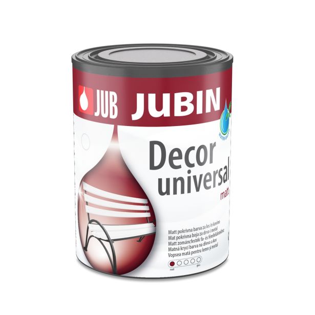 POKRIV.PREM.ZA KOV.,LES JUB JUBIN DECOR UNIVERSAL ANTRACIT 7016 0.65 L