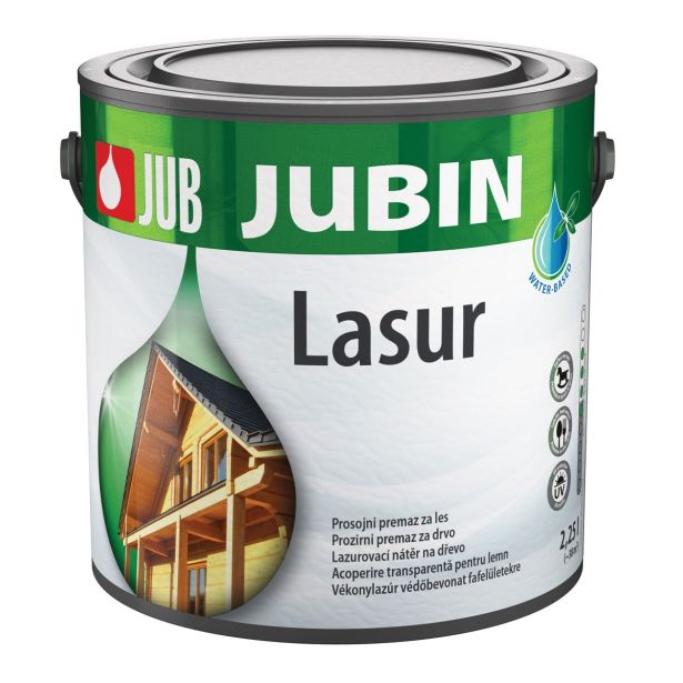 DEBELOSLOJNI PREMAZ JUB JUBIN LASUR ŠT.2 2.25L BOR