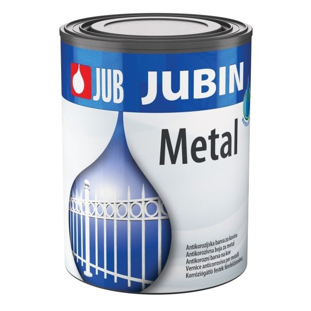 ANTIKOROZIVNI PREMAZ JUB JUBIN METAL BELI 1001 0.65 L
