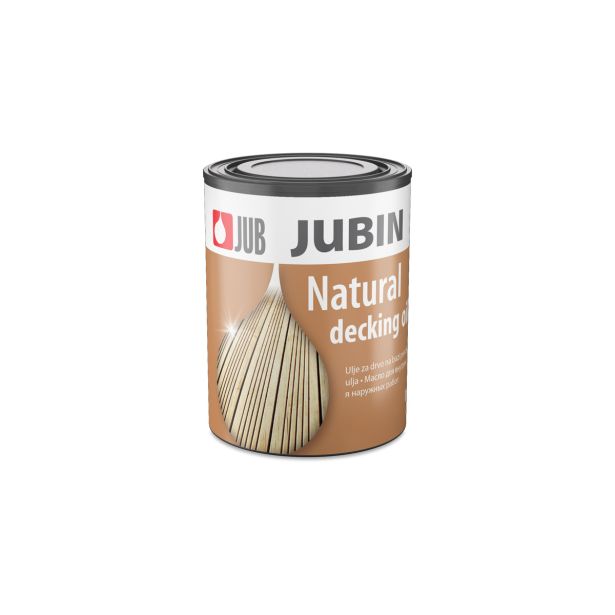 OLJE ZA LES JUB JUBIN NATURAL DECKING OIL 0.75 L BOR 15