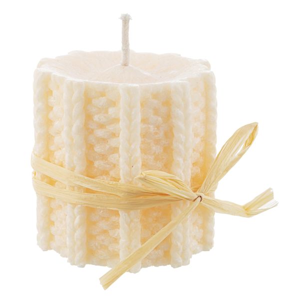 TOP SVEČA BIZZOTTO 7X7CM JUMPER IVORY