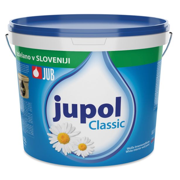NOTRANJA ZIDNA BARVA JUB JUPOL CLASSIC BELI 15 L