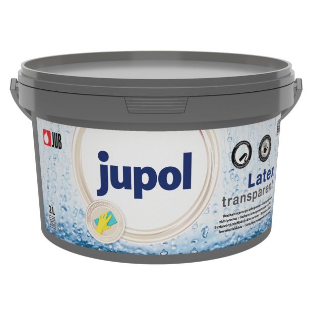 PROFESIONALNA BARVA JUB JUPOL LATEX TRANSPARENT 2 L