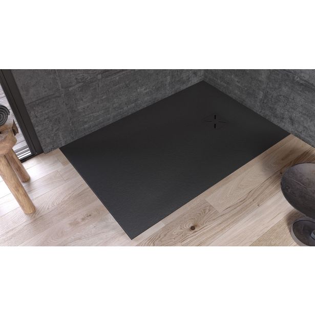 KAD ZA PRHANJE, KOTNA KOLPA SAN LIMBO 140X90 LM ANTRACIT