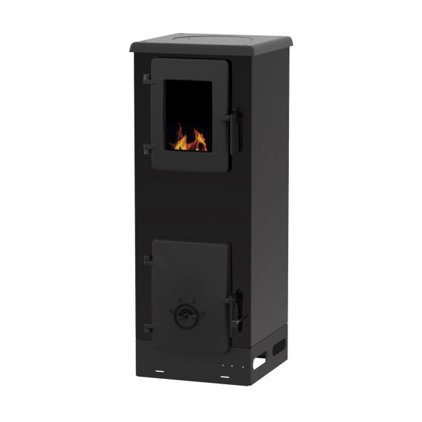KAMINSKA PEČ ALFA PLAM VULCAN S, ANTRACIT
