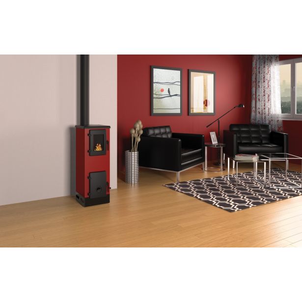 KAMINSKA PEČ ALFA PLAM VULCAN S, ANTRACIT