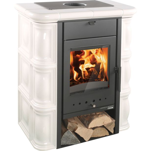 KAMINSKA PEČ HAAS+SOHN TIROL 343.15 C ČRN / CREAM