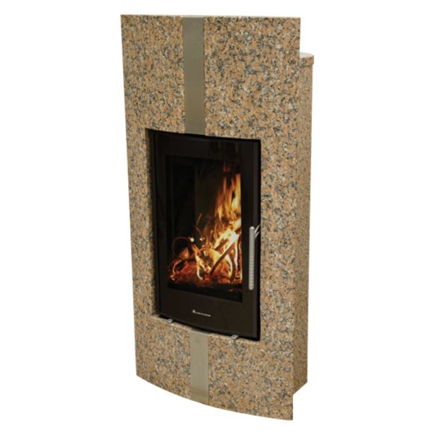 KAMINSKA PEČ LOKATERM BOGATIN ČRN, OBLOGA VERTIKO - TIBET RED