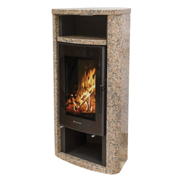 KAMINSKA PEČ LOKATERM BOGATIN ČRNA OBLOGA TIBET RED