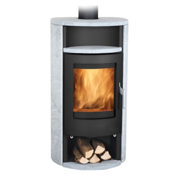 KAMINSKA PEČ LOKATERM TINJAN ČRNA OBLOGA SERPENTINO